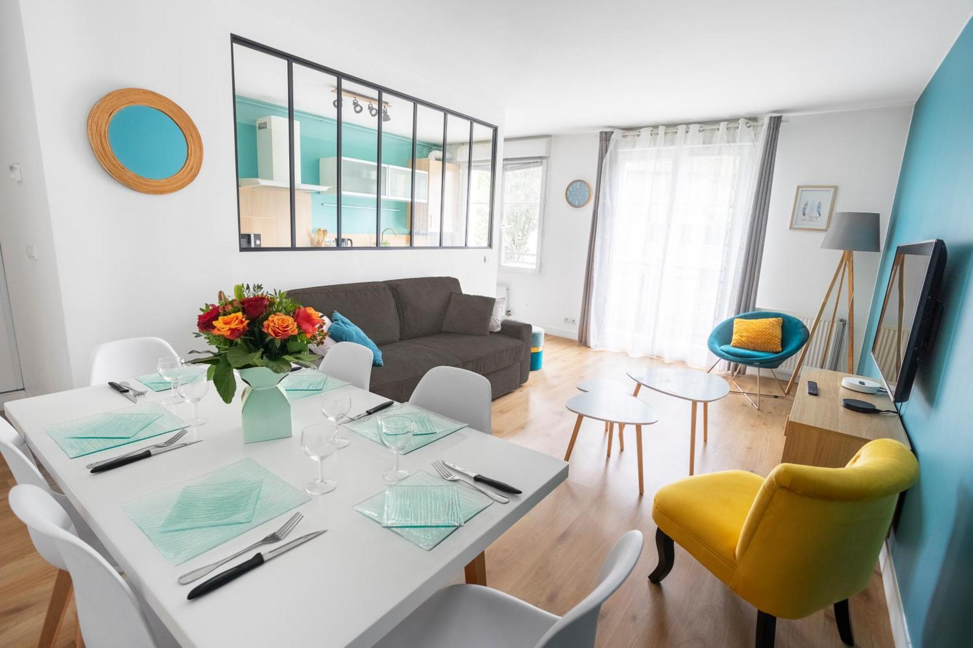 Appartement-bao Tiam-tiam Conciergerie-5min Disneyland-free Parking *